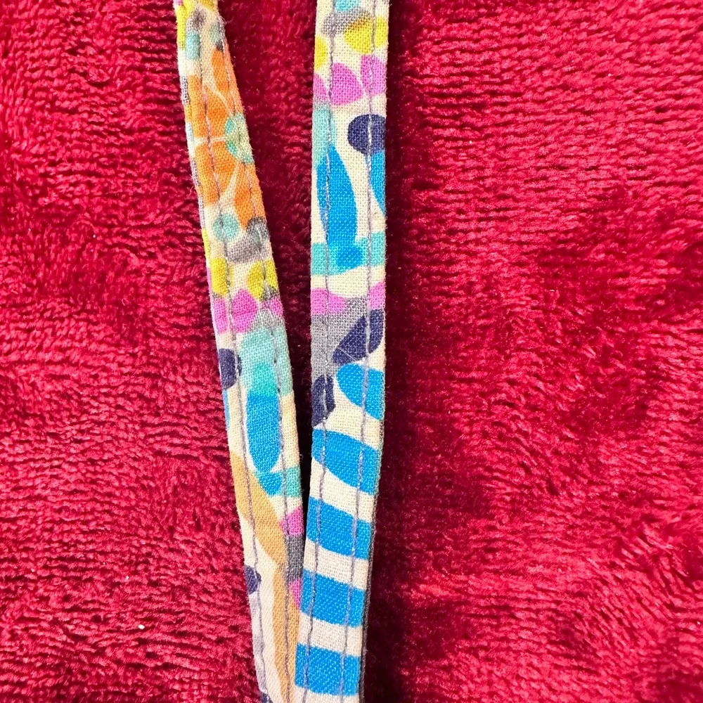 Vera Bradley Lanyard Set of 2‎ Floral Pattern Cotton ID Badge Key Holder Multi